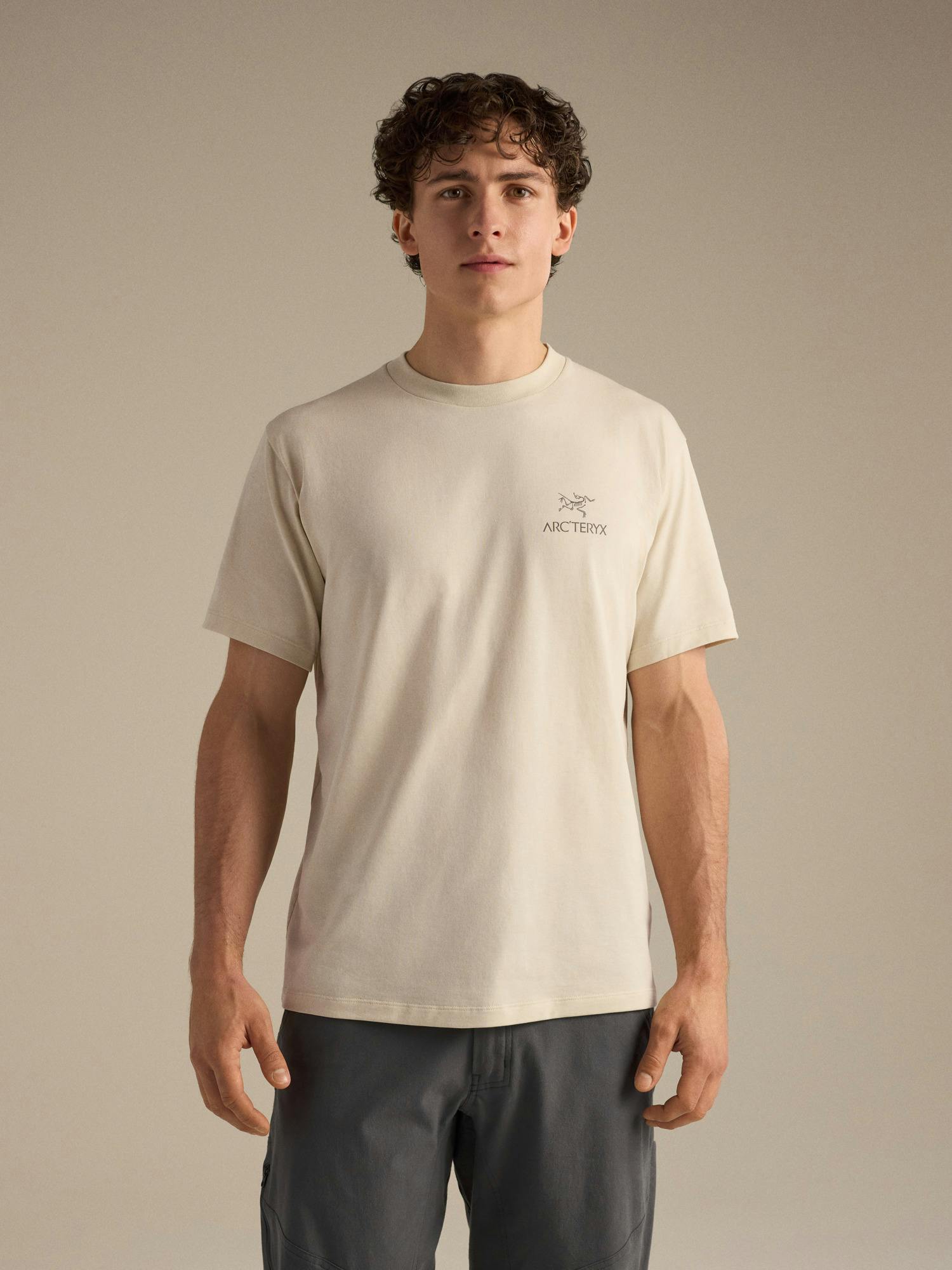 Arcteryx Kragg SL Cotton Bird Word Shirt SS Men's
