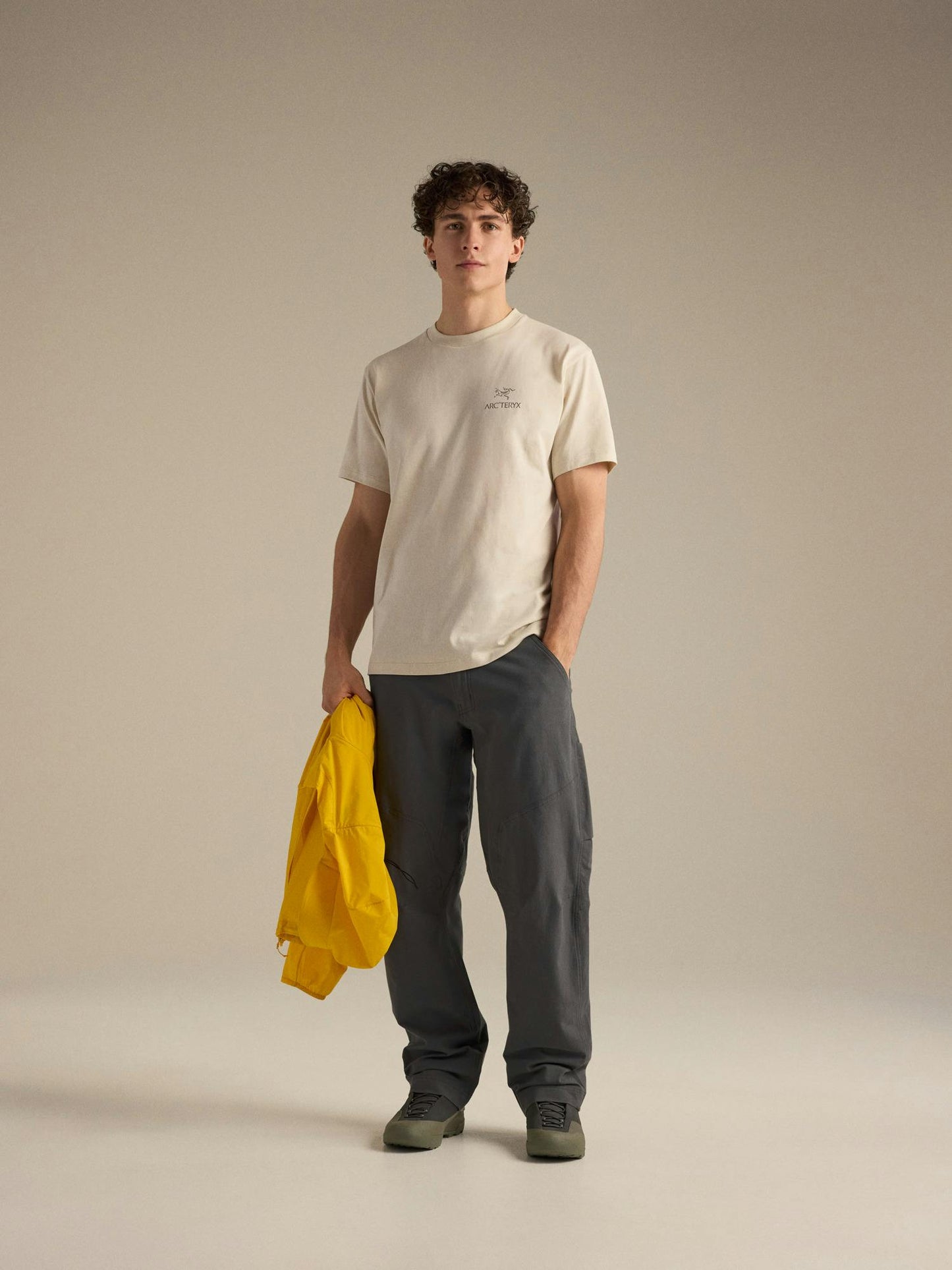 Arcteryx Kragg SL Cotton Bird Word Shirt SS Men's