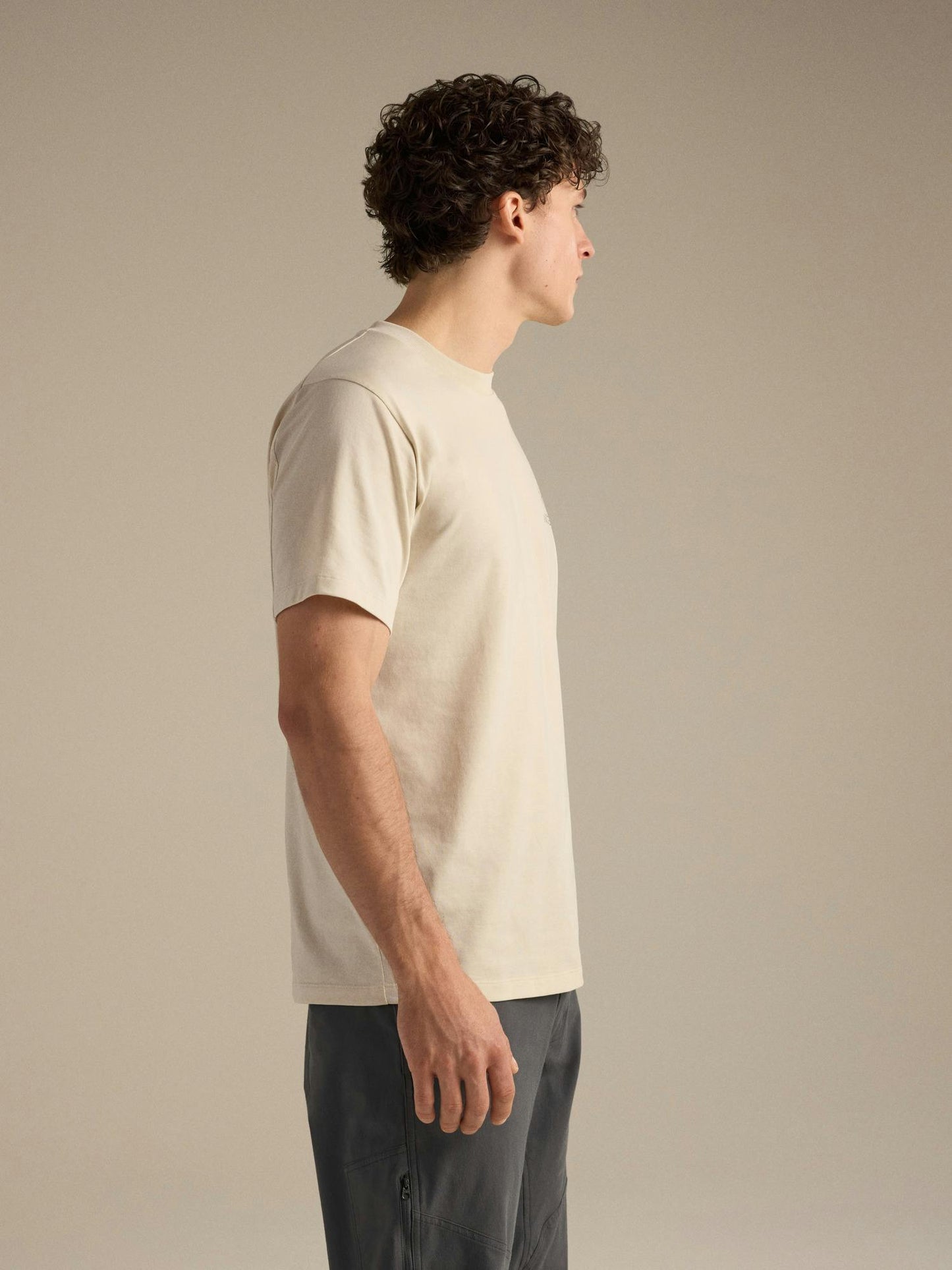 Arcteryx Kragg SL Cotton Bird Word Shirt SS Men's