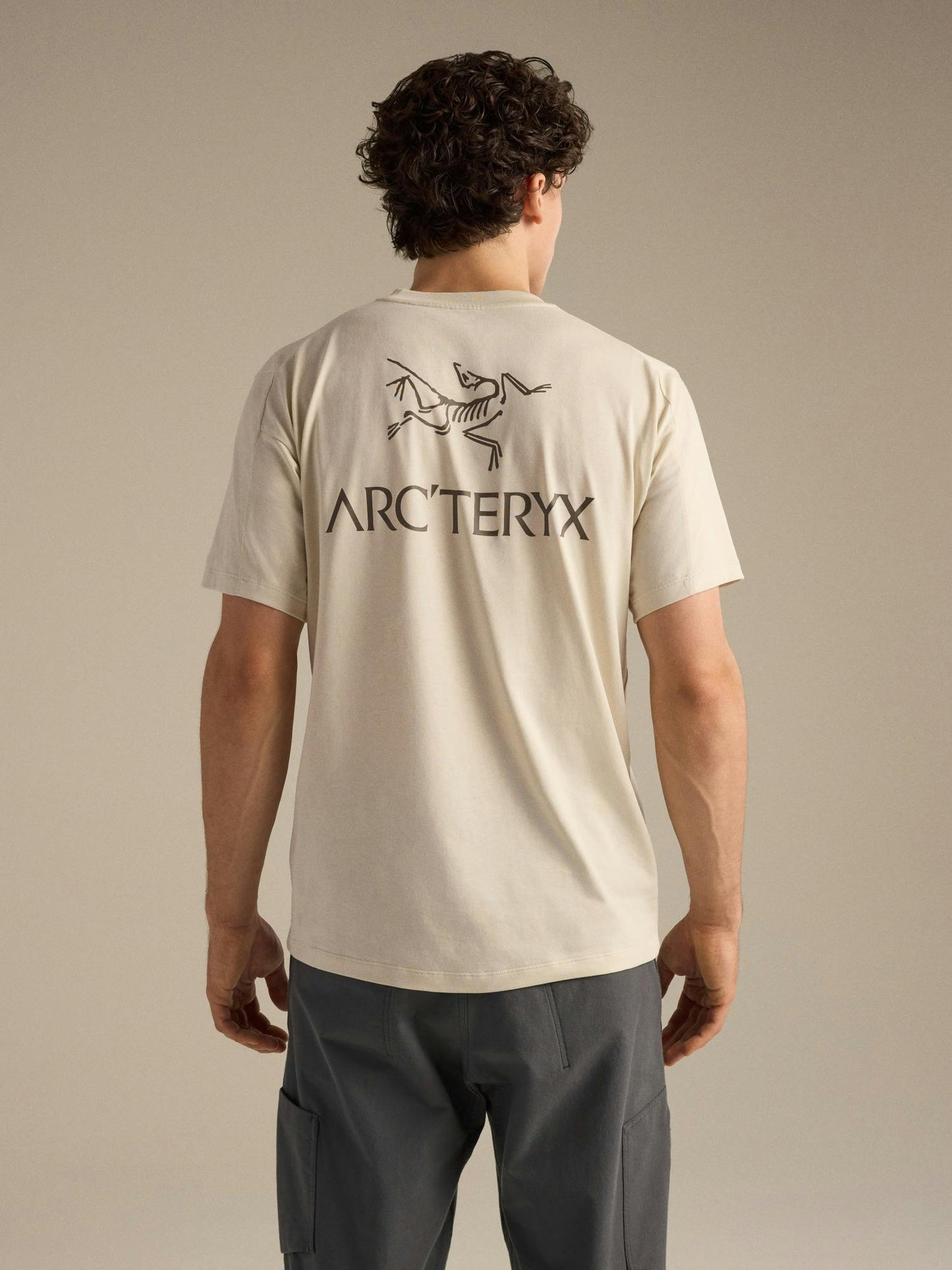 Arcteryx Kragg SL Cotton Bird Word Shirt SS Men's